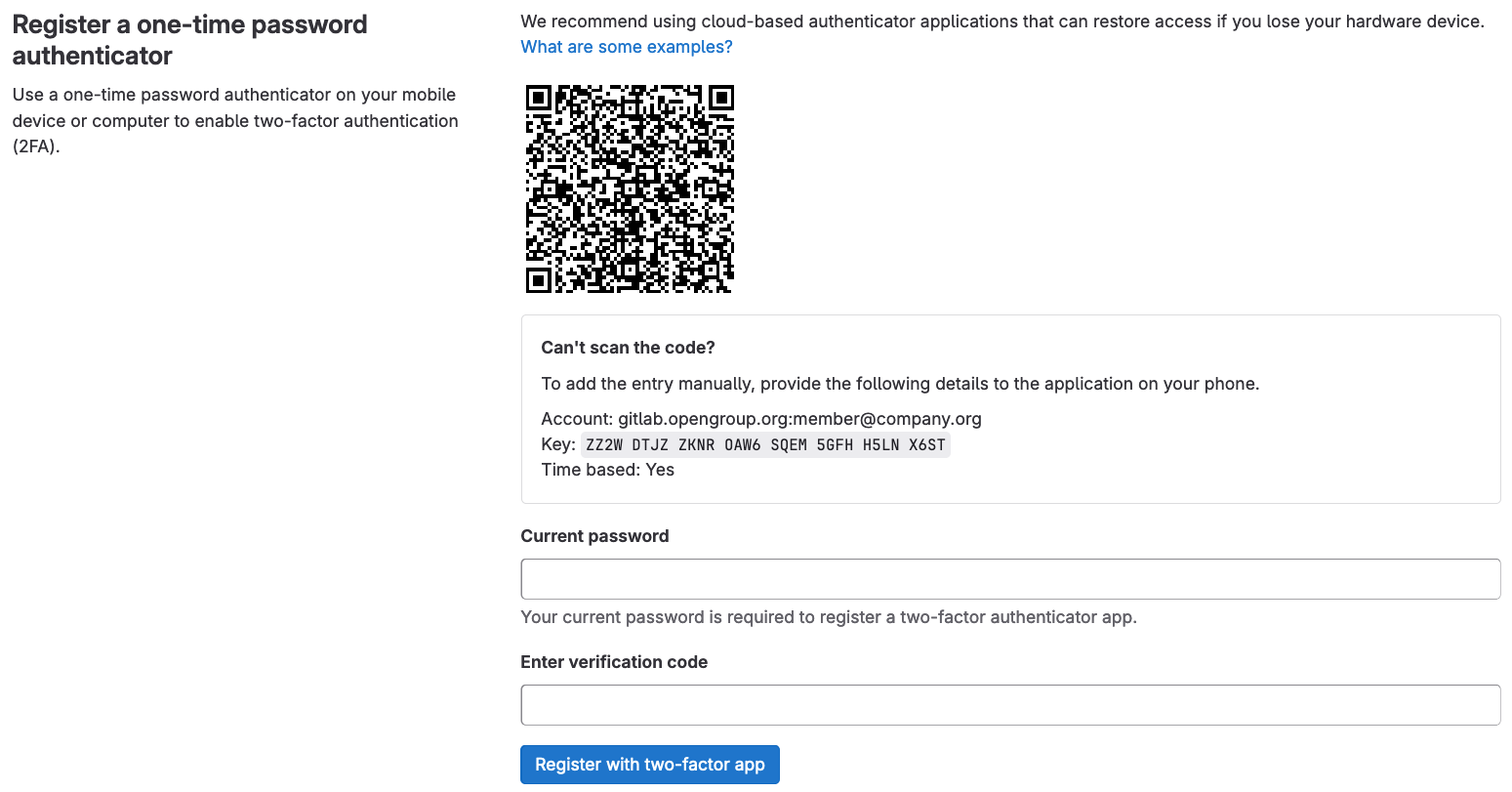 How do I set up Two-Factor Authentication in GitLab